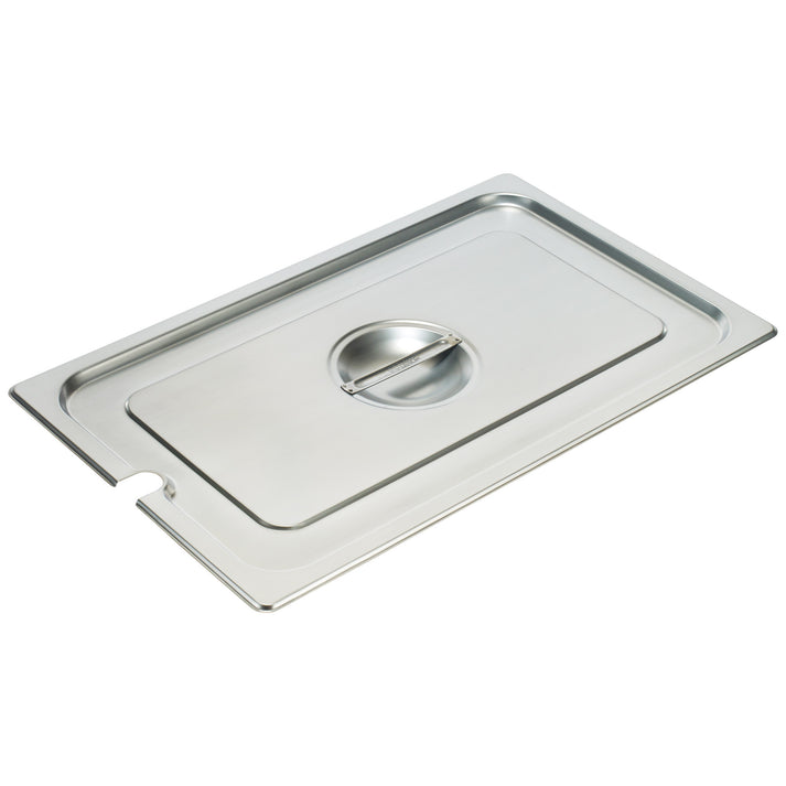 American Chef SPL-1SLOT Steam Table Pan Cover – Full Size, Slotted, 18/8 Stainless Steel, NSF