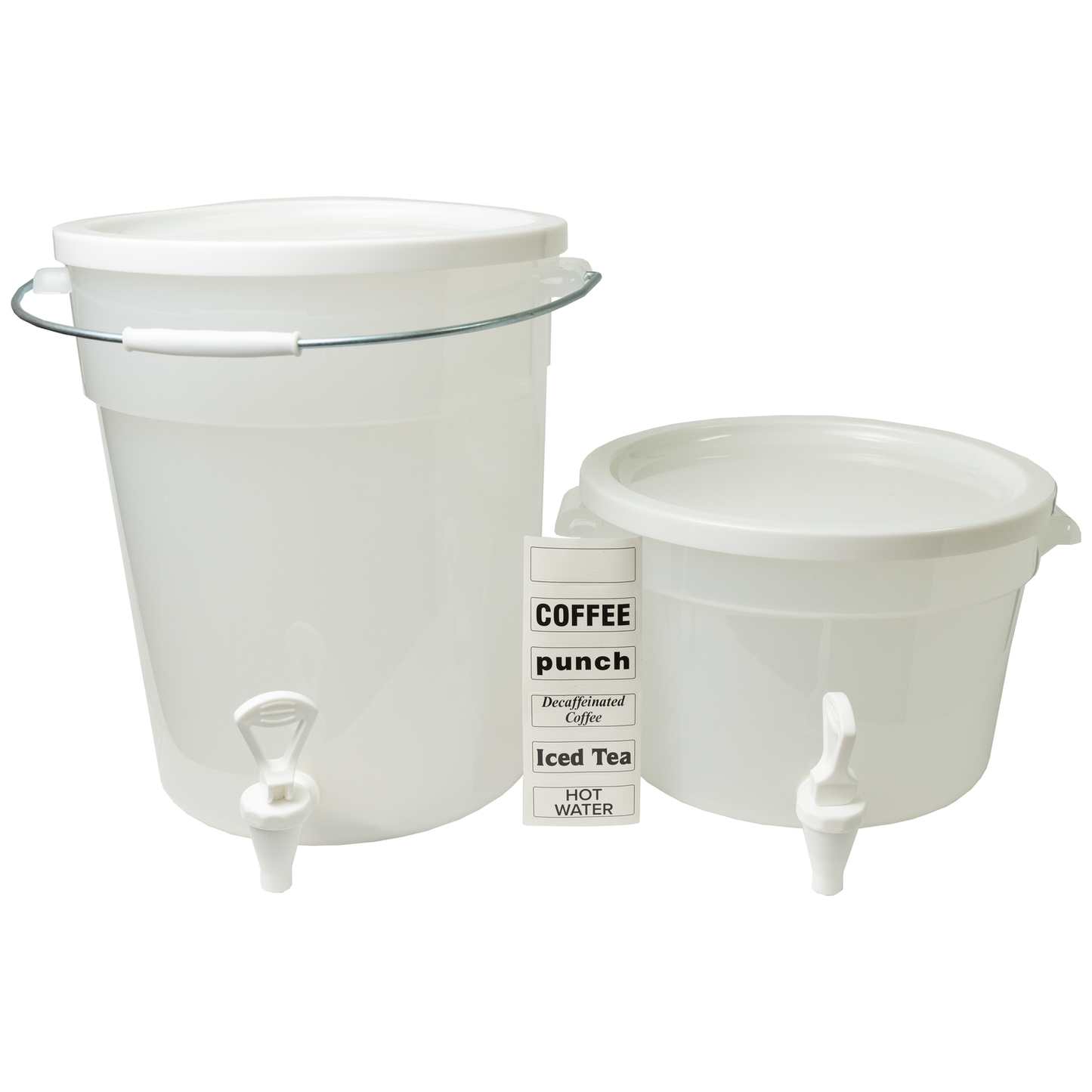 American Chef BD-3G - White Beverage Dispenser, Plastic