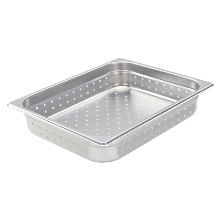 American Chef SP-102PF Steam Table Pan – Full Size, Perforated, 2-1/2" Deep, 18/8 Stainless Steel, NSF