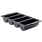 American Chef CU-4B Cutlery Bin – 4 Compartment, Polypropylene