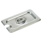 American Chef SPL-9SLOT Steam Table Pan Cover – 1/9 Size, Slotted, 18/8 Stainless Steel, NSF