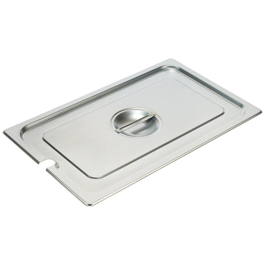 American Chef SPL-1SLOT Steam Table Pan Cover – Full Size, Slotted, 18/8 Stainless Steel, NSF