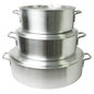 American Chef ABRP-35 - Aluminum Brazier, 4mm - 35 Quart, Aluminum