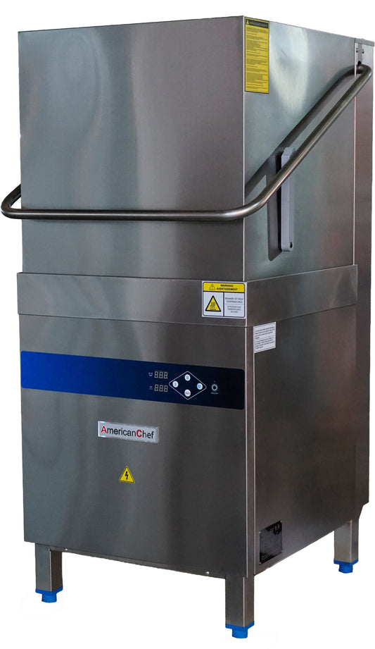 American Chef ACDD-H - High-Temperature Commercial Door-Type Dishwasher - 208-240V