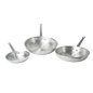 American Chef AFRP-10 - Aluminum Fry Pan, Natural Finish - 10" Dia with Silicone Sleeve, Aluminum