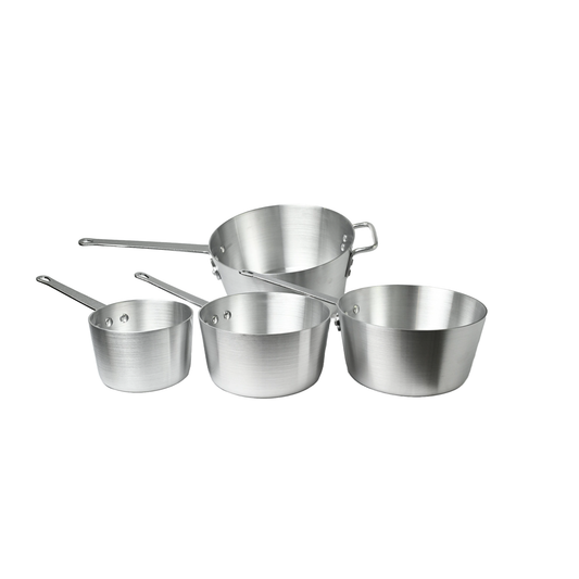 American Chef ASCP-5 - Tapered Aluminum Sauce Pan - 5 Quart, Aluminum