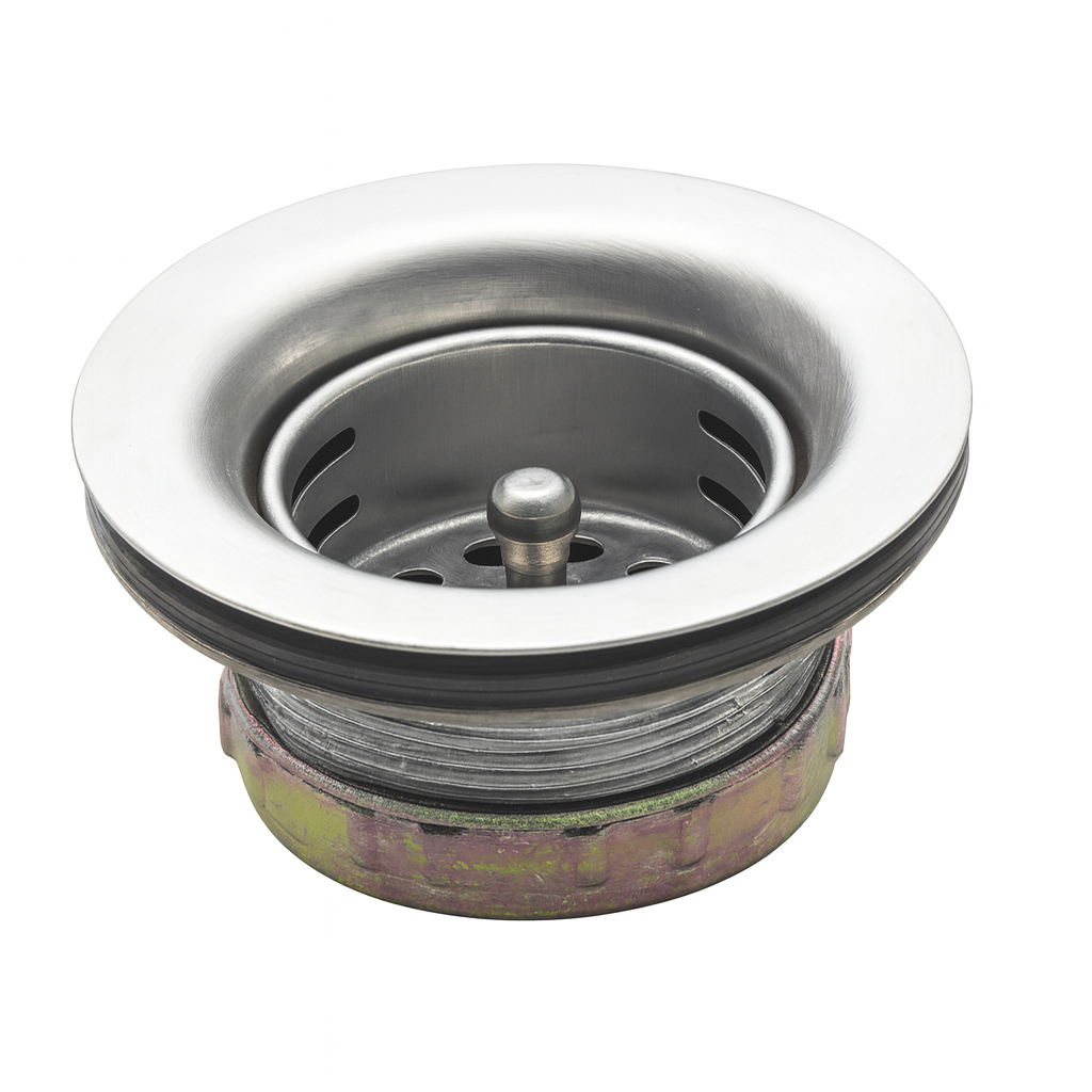 American Chef DB-1.5 Drain Basket – 1-1/2", 430 Stainless Steel