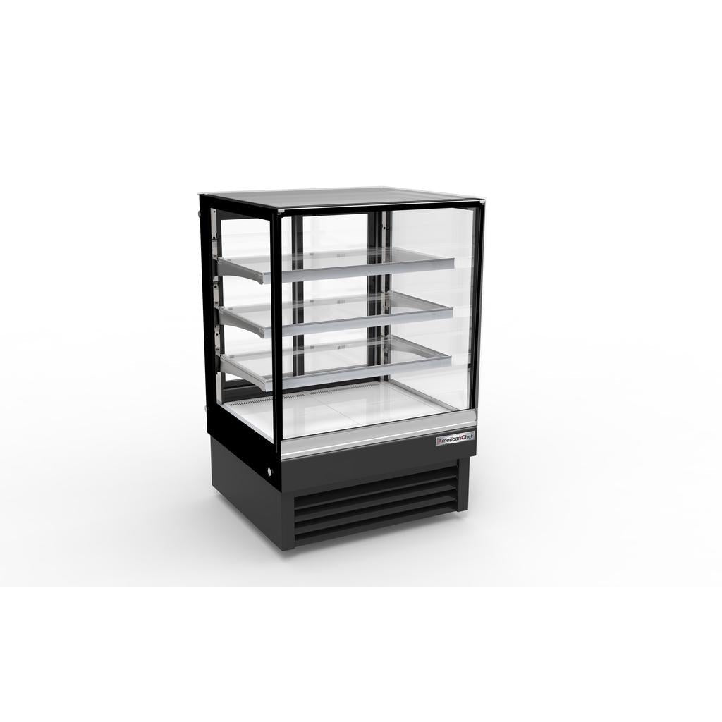 American Chef 35" Square Glass Floor Refrigerated DCS35