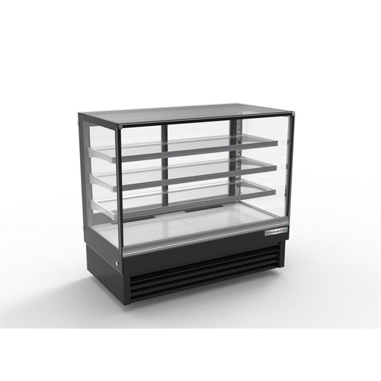 American Chef 60" Square Glass Floor Refrigerated Display Case DCS60