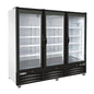 American Chef 81" Glass Door Merchandiser Freezer F3G-81B