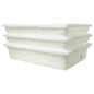 American Chef FSB-6W - Food Storage Box, White Polypropylene - Full, 6", Polypropylene