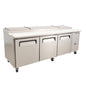 American Chef 94" Three Door Pizza Prep Refrigerator PR3-93S