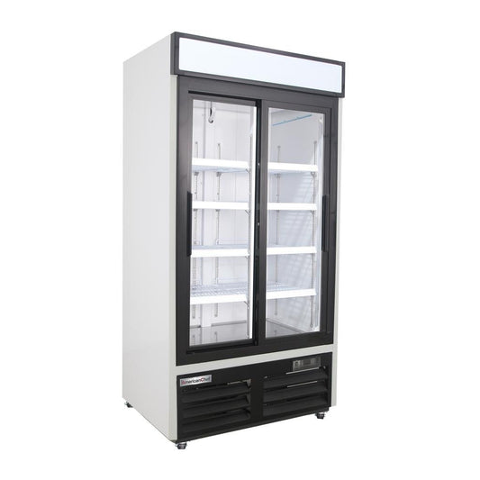 American Chef 40" Glass Door Merchandiser Refrigerator R2G-40-WSSL