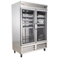 American Chef 54" Two Door Glass Reach-in Freezer F2G-54