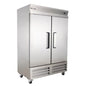 American Chef 54" Two Door Solid Reach-in Refrigerator R2S-54