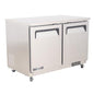 American Chef 48" Two Door Under Counter Refrigerator RUC2-48S