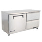 American Chef 60" Under Counter Refrigerator With 2 Drawers & 1 Door RUC2-60S2D