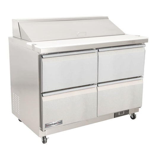 American Chef 48" Four Drawer Sandwich/Salad Prep Cooler SR2-48-4D