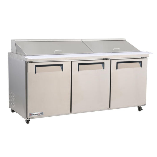 American Chef 72" Mega Top Preparation Cooler SR3-72M