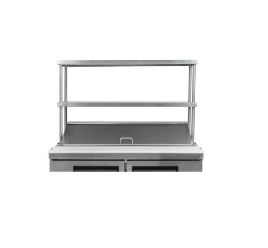 American Chef P93-2TS Double Over Shelf – Fits 93" Pizza Prep Refrigerator PR3-93