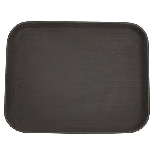 American Chef TNS-1410 - High Quality Plastic Cafeteria Tray - 10" x 14", Black, Plastic