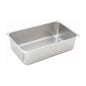 American Chef W-SPIL-F4 Spillage Pan – Cut Edge, 4-1/4" Deep, SUS201 Stainless Steel