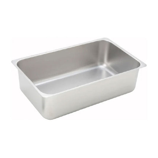 American Chef W-SPIL-F6 Spillage Pan – Cut Edge, 6" Deep, SUS201 Stainless Steel