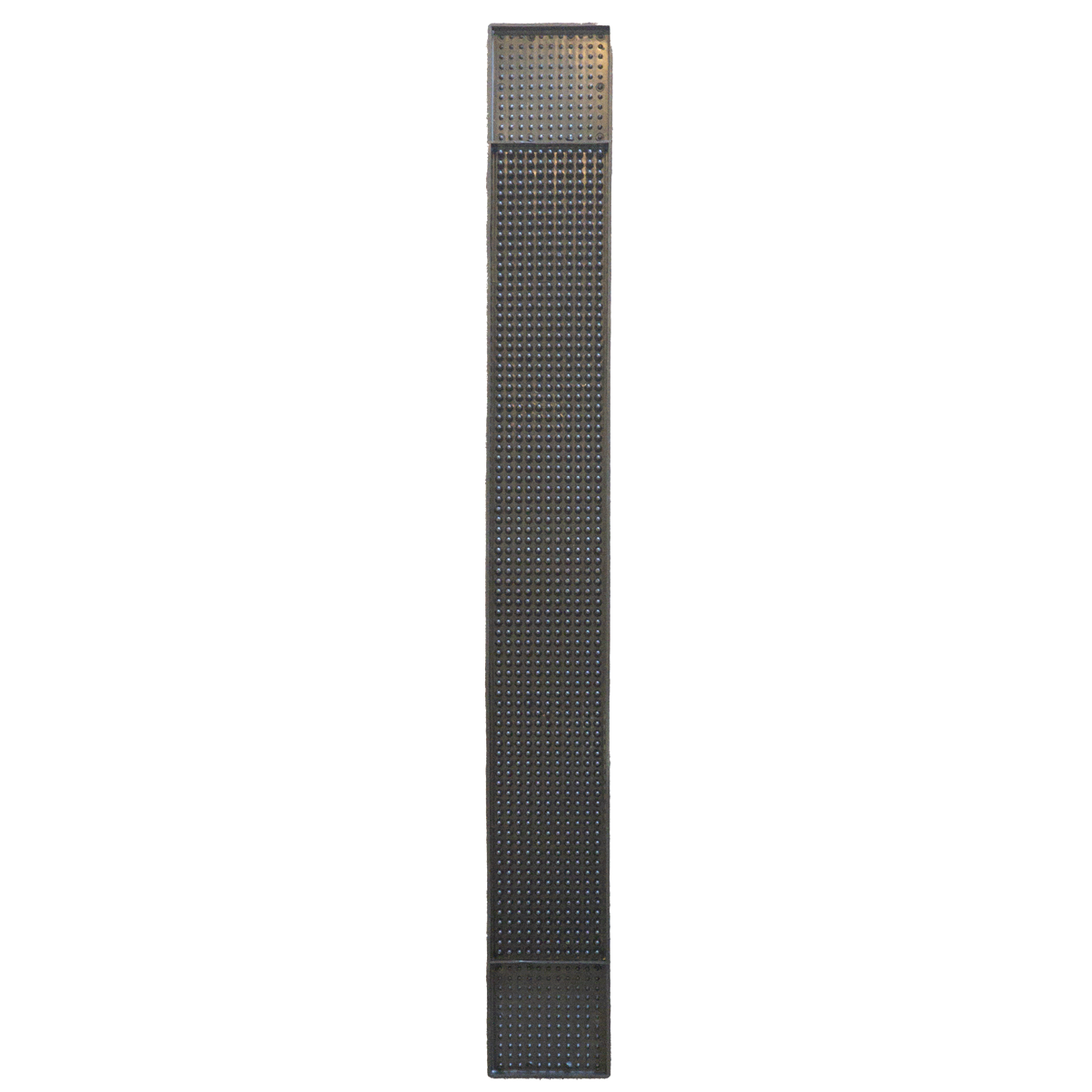 American Chef BARM327 Bar Rail Spill Mat 27" x 3-1/4" Black