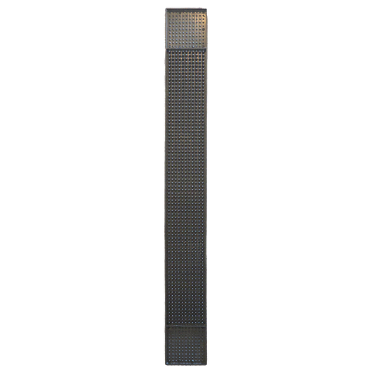 American Chef BARM327 Bar Rail Spill Mat 27" x 3-1/4" Black